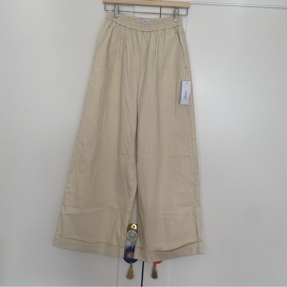 L.F. Markey Lorenzo Trouser - ivory cotton - Picture 5 of 11